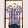 Short Sleeve V-Neck Tunic - Floral