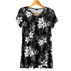 Short Sleeve V-Neck Tunic - Floral