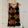 V-neck Sleeveless Top - Geometric