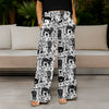 Wide Leg Pants with Pockets - Cats