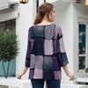 Three Quarter Sleeve Tunic - Geometric