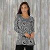 Long Sleeve V Neck Tunic - Jack o' Lanterns