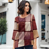 Three Quarter Sleeve Tunic - Geometric