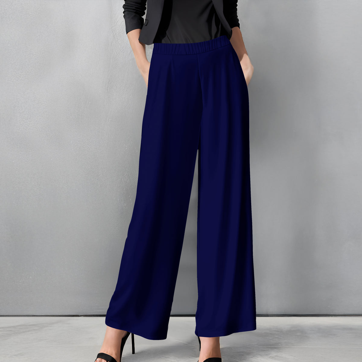 Straight Leg Pants with Pockets