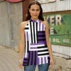 Sleeveless Halter Top - Geometric