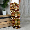 Drawstring Maxi Skirt with Side Pockets - Geometric