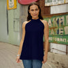 Sleeveless Halter Top