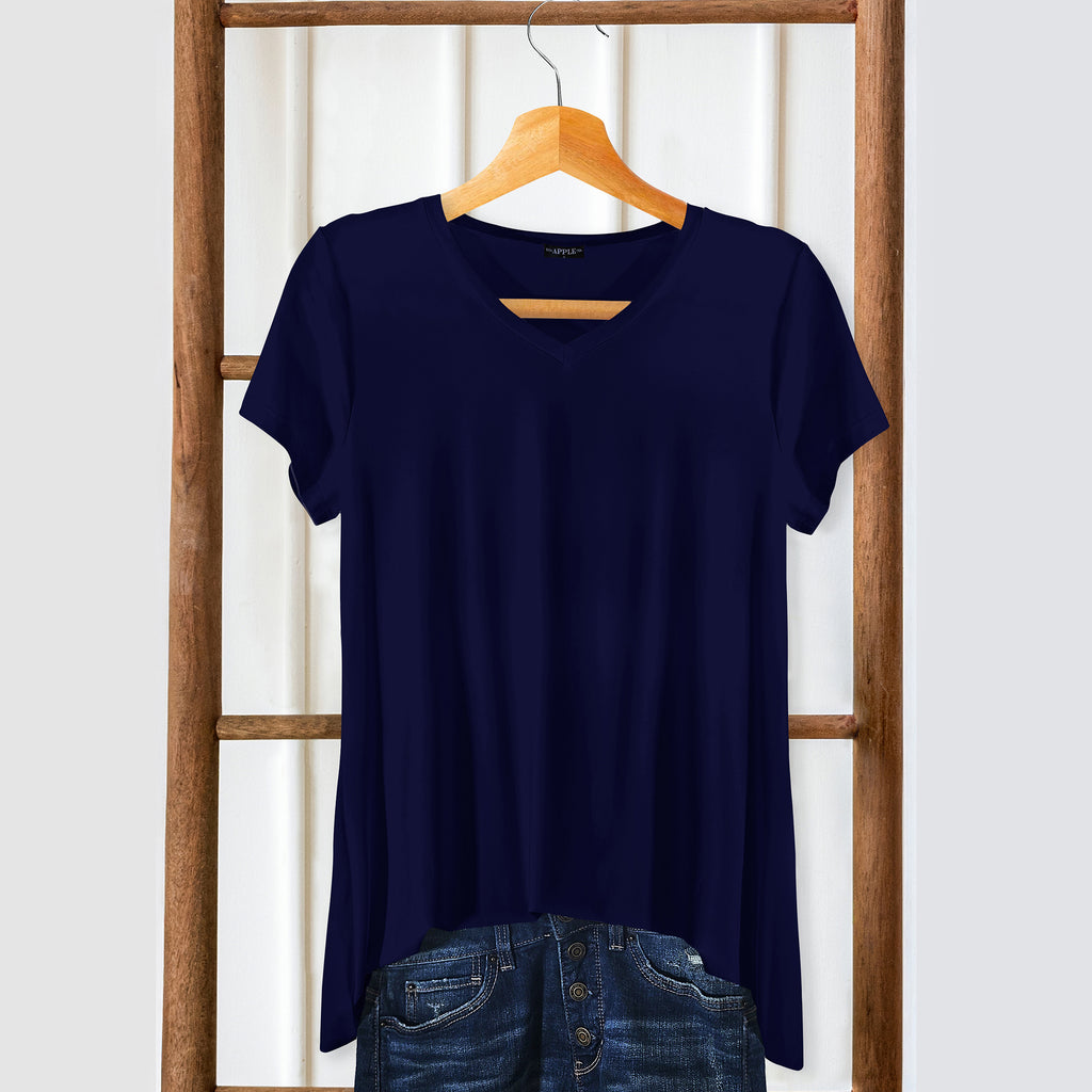 Short Sleeve V-Neck Tunic