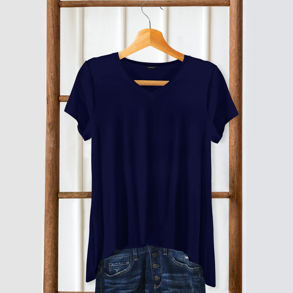 Short Sleeve V-Neck Tunic
