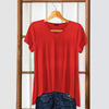 Short Sleeve V-Neck Tunic