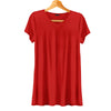 Short Sleeve V-Neck Tunic