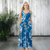 Sleeveless Maxi Dress with Pockets