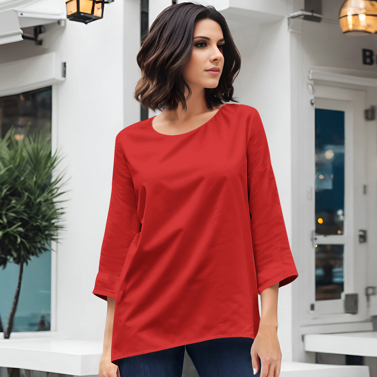 Three Quarter Sleeve Tunic