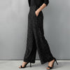Straight Leg Pants with Pockets - Polka Dots